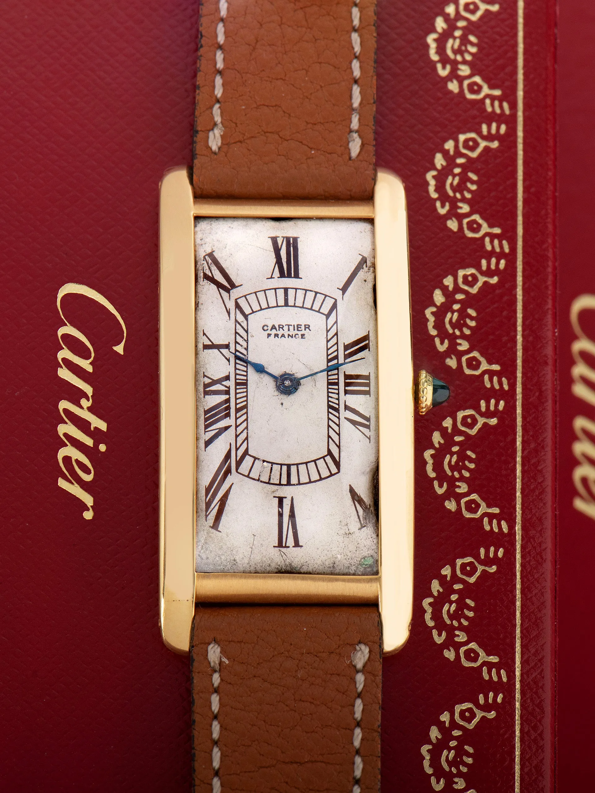 1920s Cartier France Tank Cintrée 18K YG