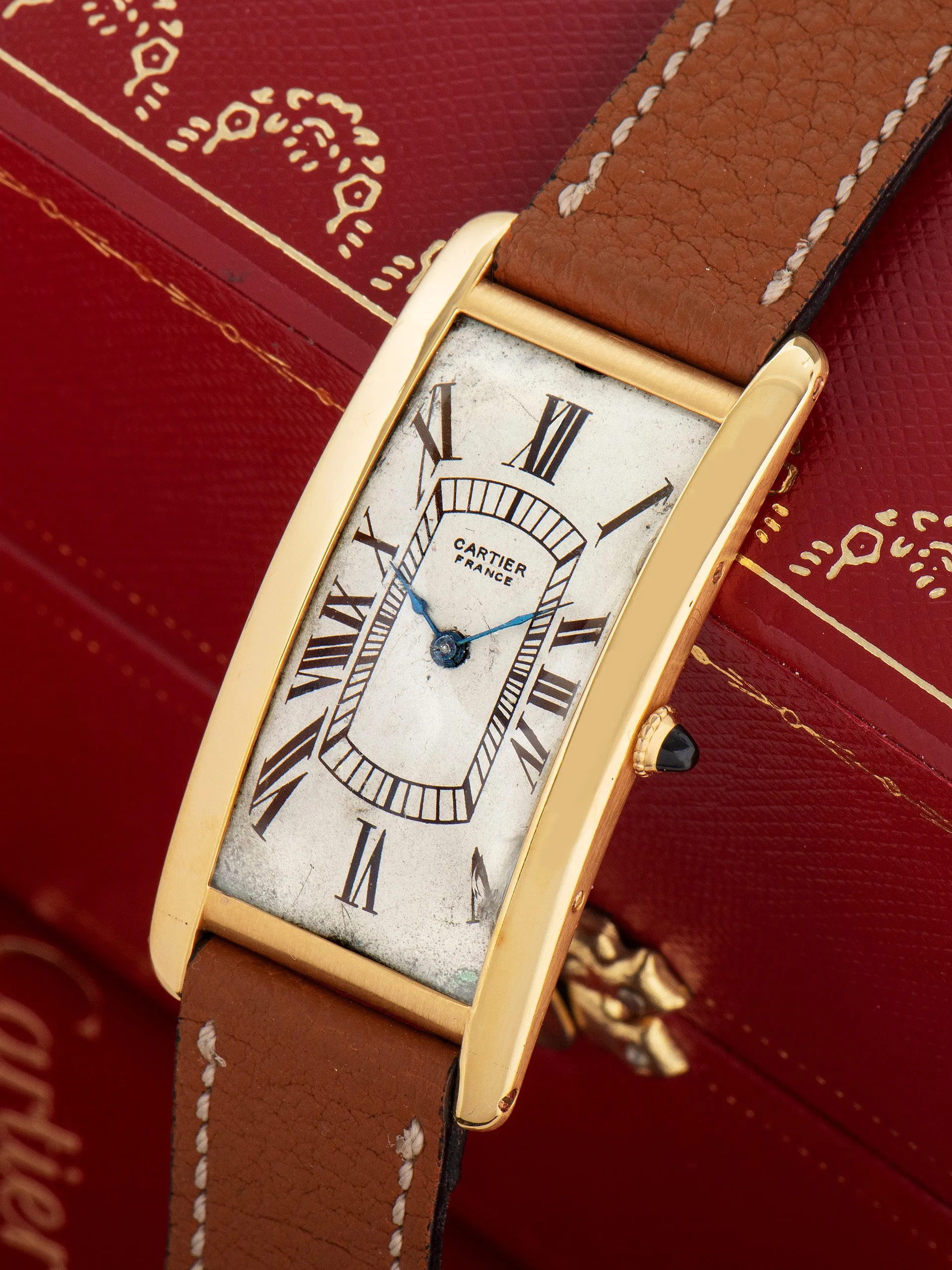 1920s Cartier France Tank Cintrée 18K YG