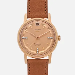 1960s Longines Conquest Automatic Ref. 9025-4 In 18k Rose Gold