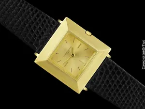 1961 Vacheron & Constantin Vintage "Extra-Flat" Modernist Mens Watch - 18K Gold