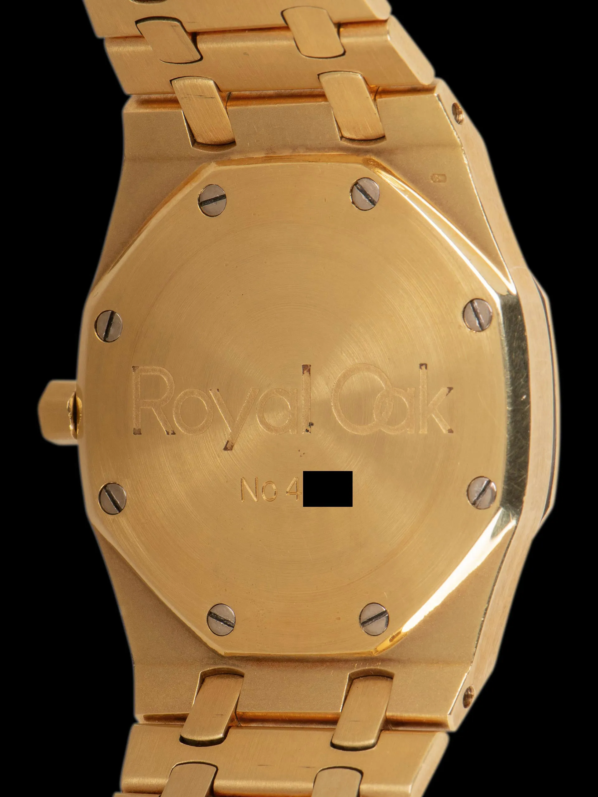 1970s Audemars Piguet Royal Oak 18K YG (Ref. 5402BA) Champagne  "Logo-Down" Dial W/ Extract From The Archives