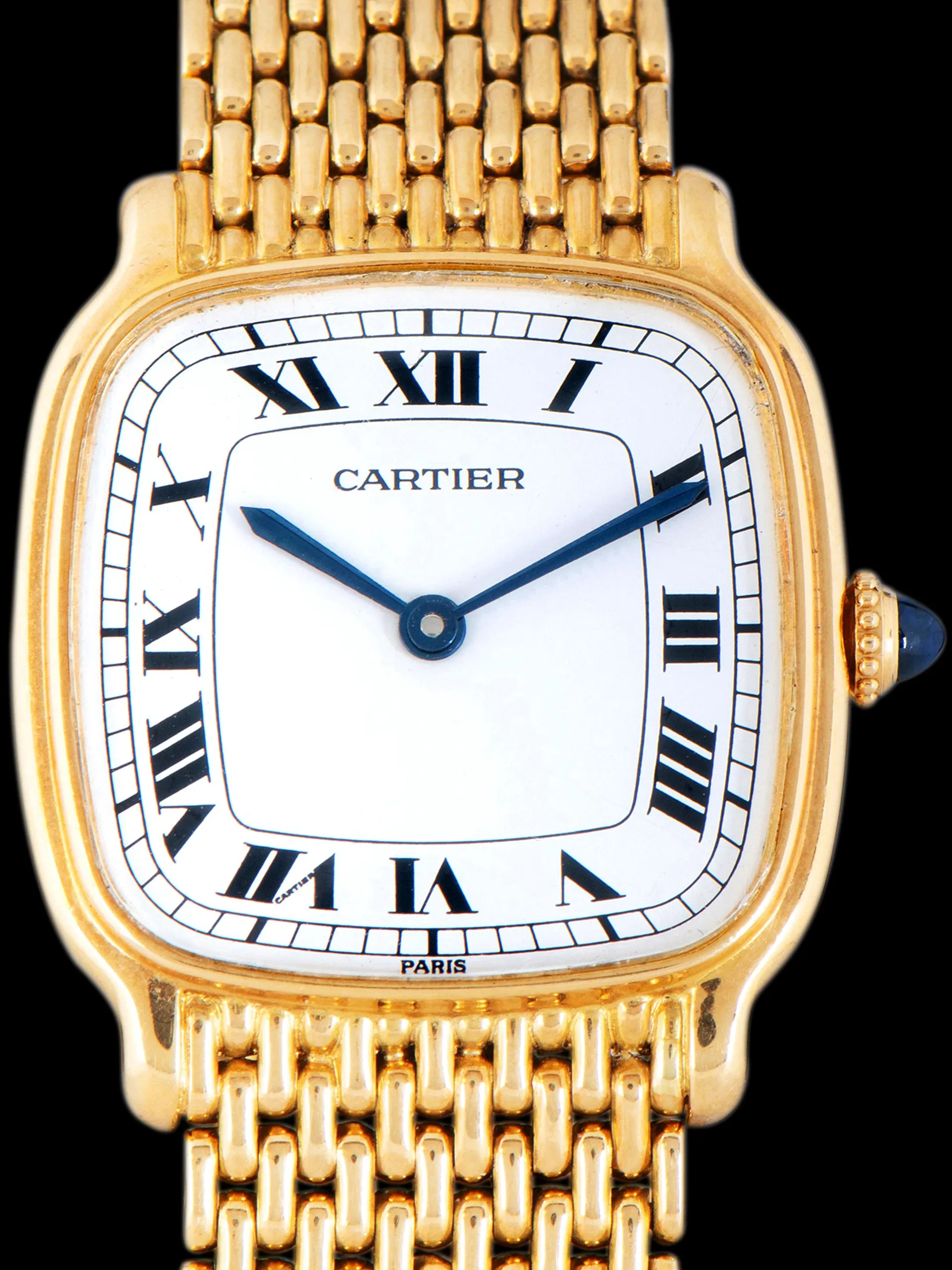 1980s Cartier Paris Chambord 18K YG (Ref. 10715) "Extra Plate"