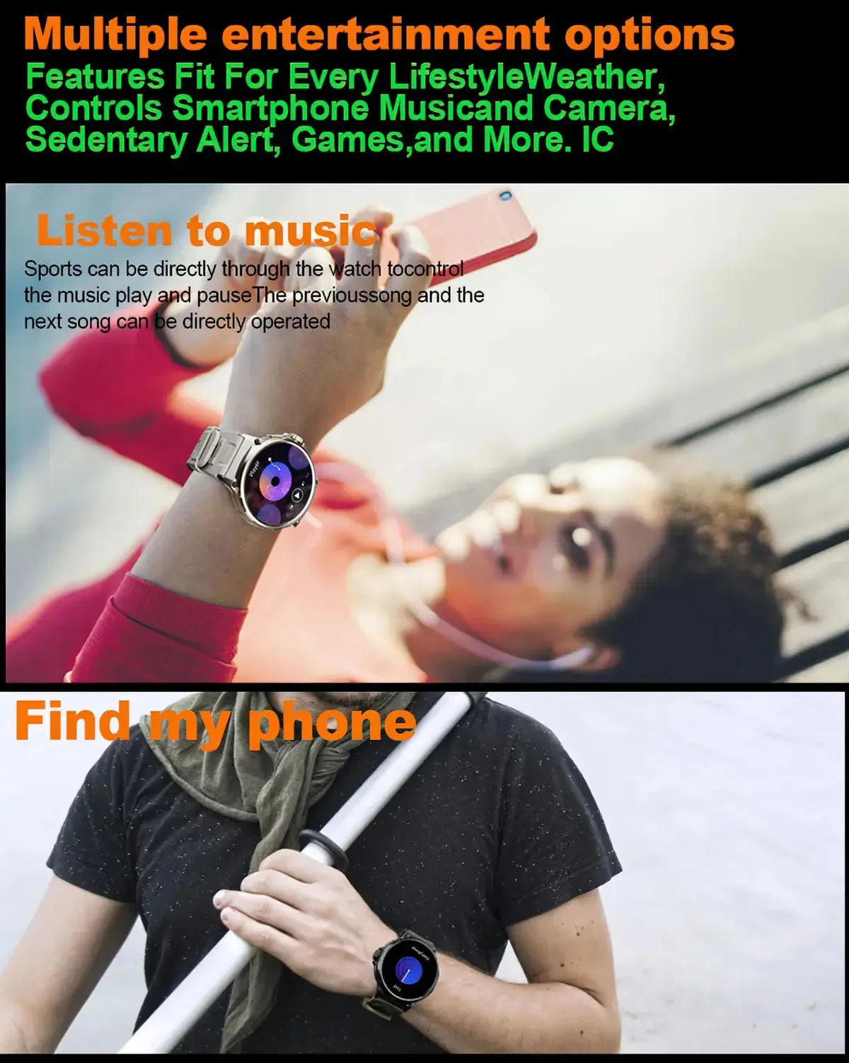 2024 Smart Watch for Huawei & Xiaomi