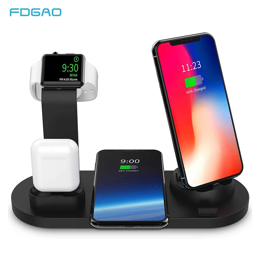 3 in 1 QI Wireless Charging Dock Charger for iphone