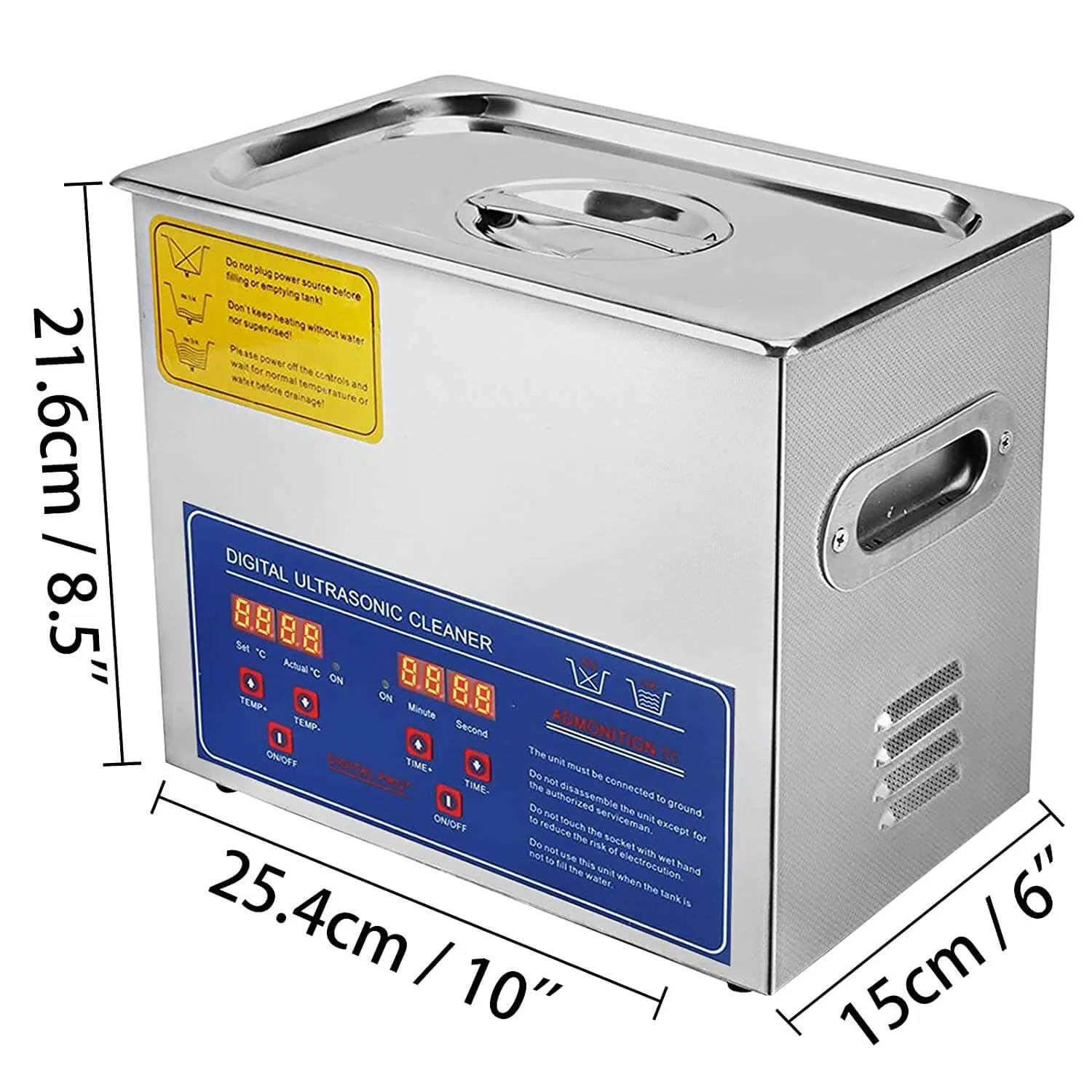 3L Heated Ultrasonic Cleaner for Jewelley