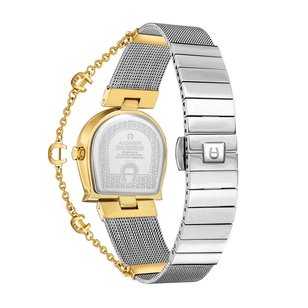 Aigner Cremona Women's Green Dial Silver Gold Watch