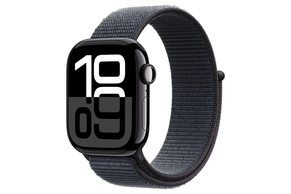 Apple Watch Series 10 GPS   Cellular | 42mm | Jet Black Aluminium Case with Ink Sport Loop