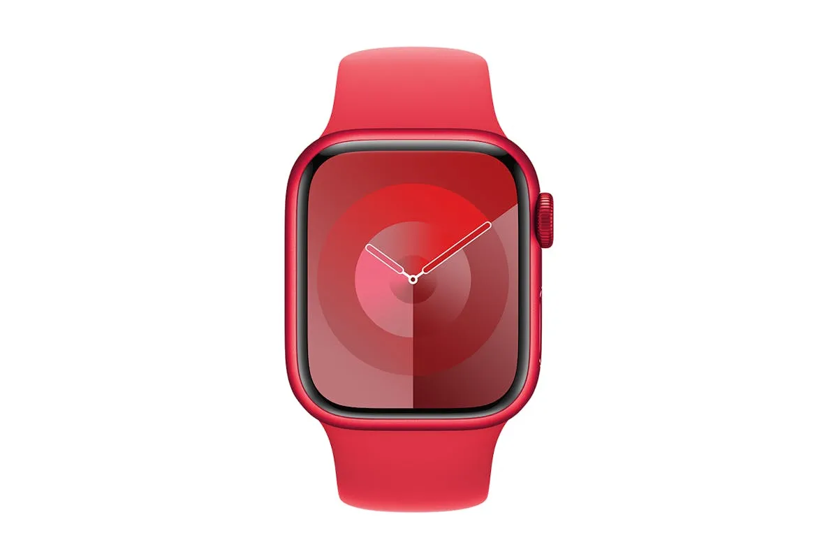 Apple Watch Series 9 | 41mm | Red Aluminium Red Sport Band M/L