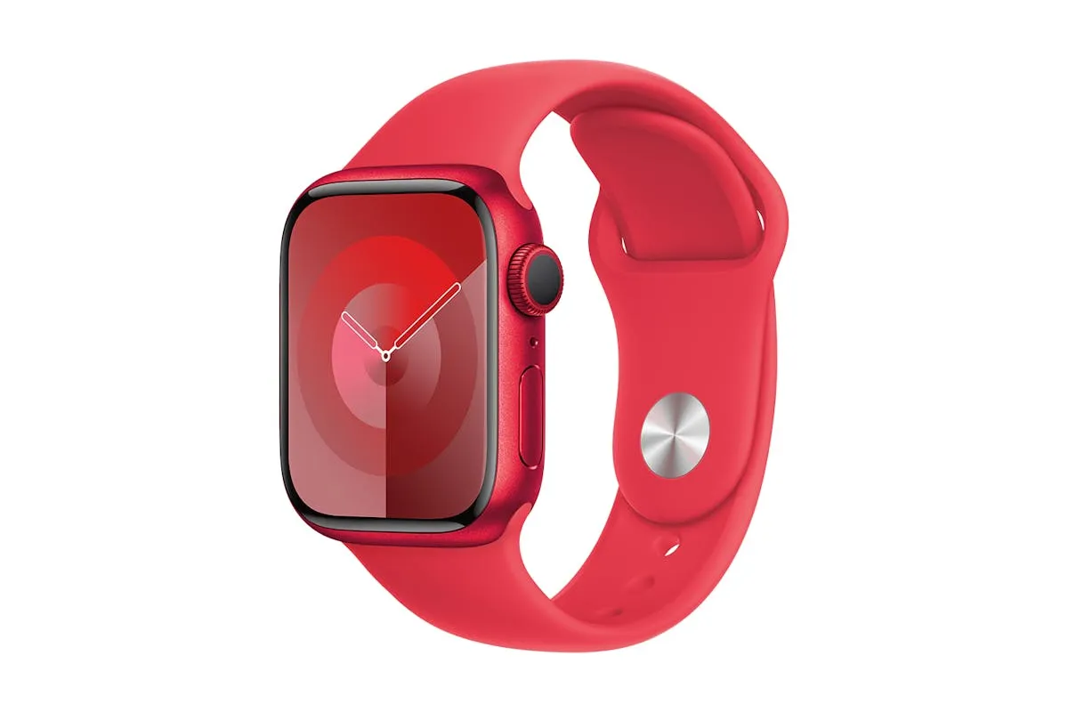 Apple Watch Series 9 | 41mm | Red Aluminium Red Sport Band M/L