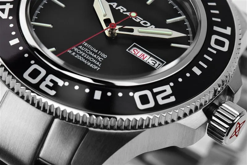 ARAGON Divemaster T100 Automatic 45mm A066BLK