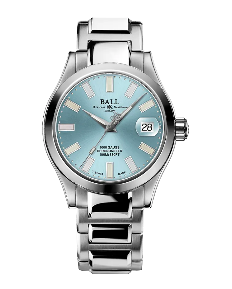 Ball Ladies Watch Engineer III Marvelight Chronometer Ice Blue NL9616C-S1C-IBER