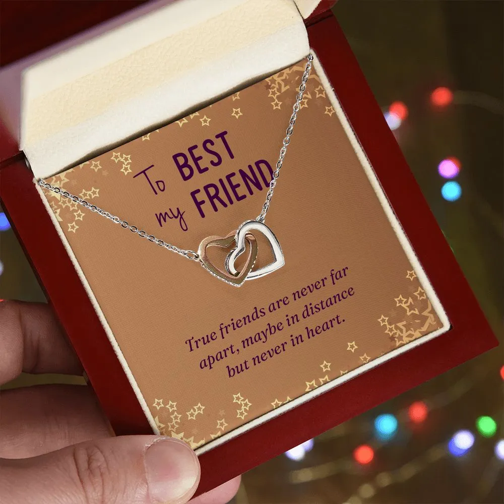 Best Friend Gifts for Birthday Christmas Necklace Gift