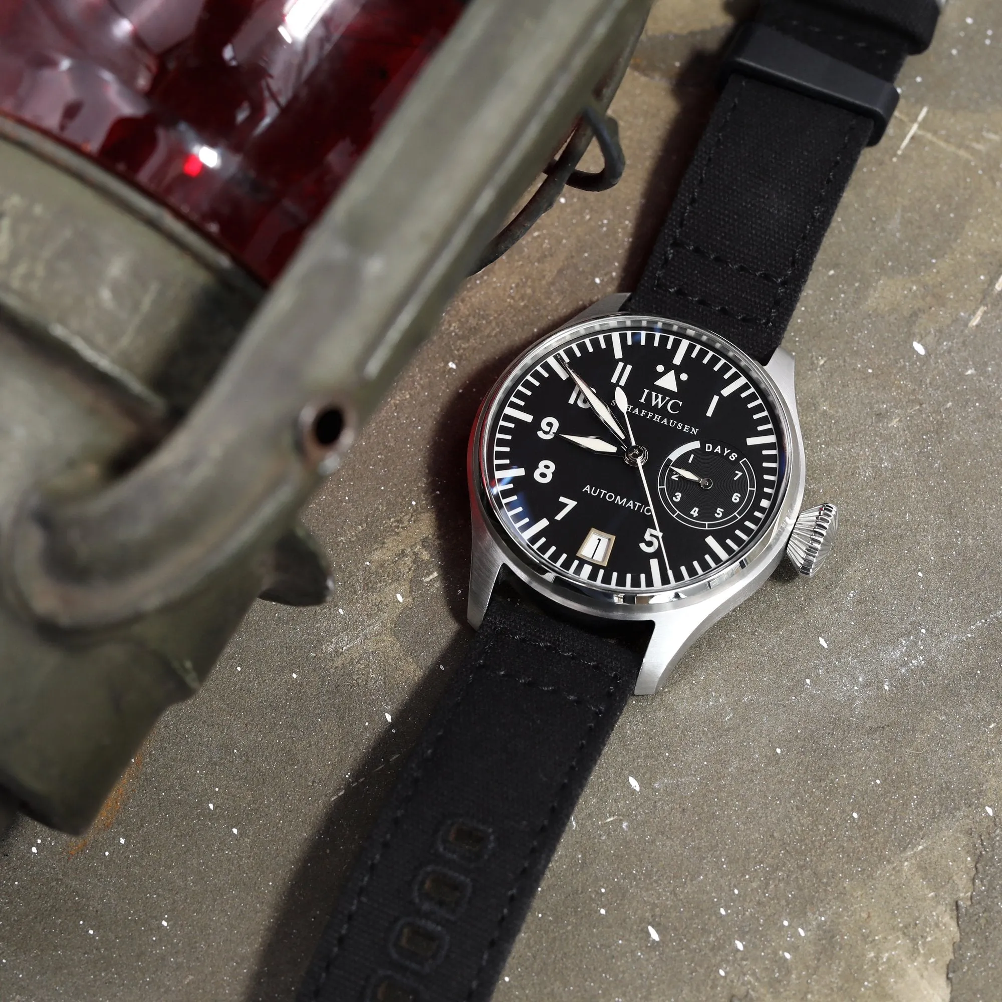 Black Quick Release Canvas watch strap