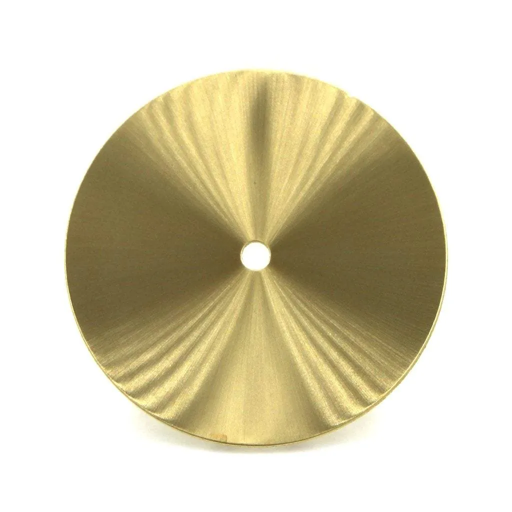 Blank Brass Dial - Sunburst brushed