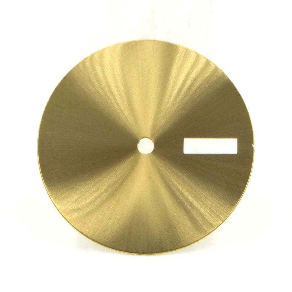 Blank Brass Dial - Sunburst brushed