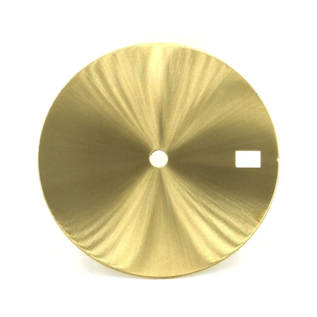 Blank Brass Dial - Sunburst brushed