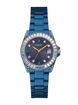 Blue Crystal Opaline Watch