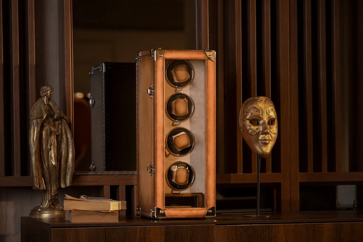 Bosphorus Watch Winder - Patina Honey Brown