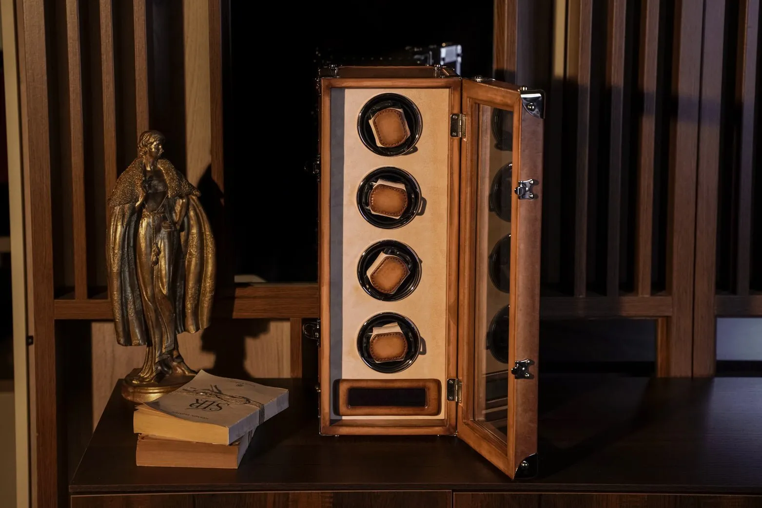 Bosphorus Watch Winder - Patina Honey Brown