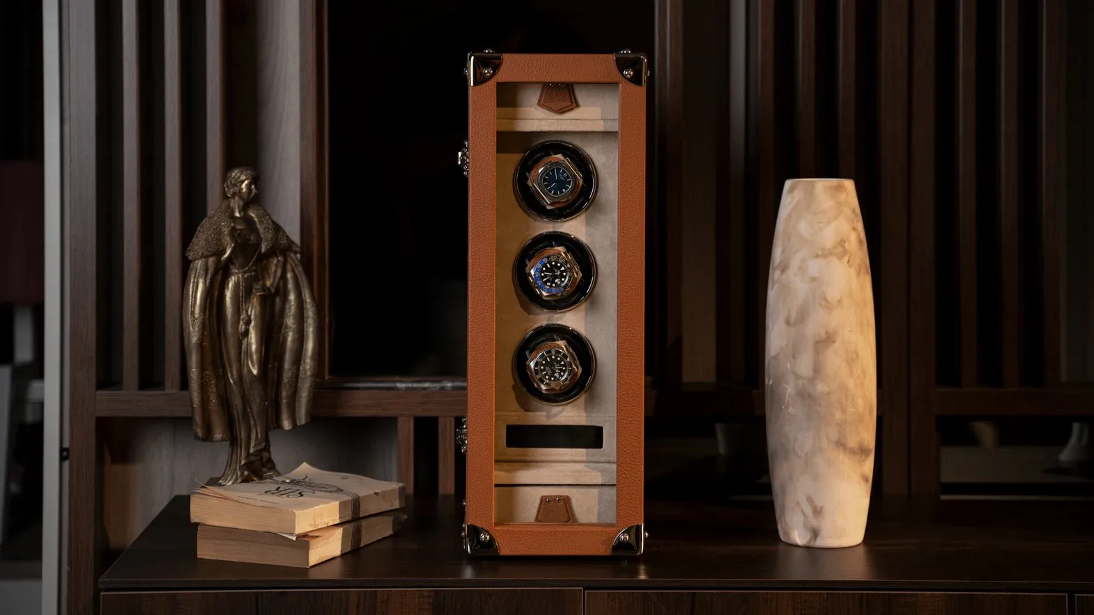 Bosphorus Watch Winder - Togo Camel