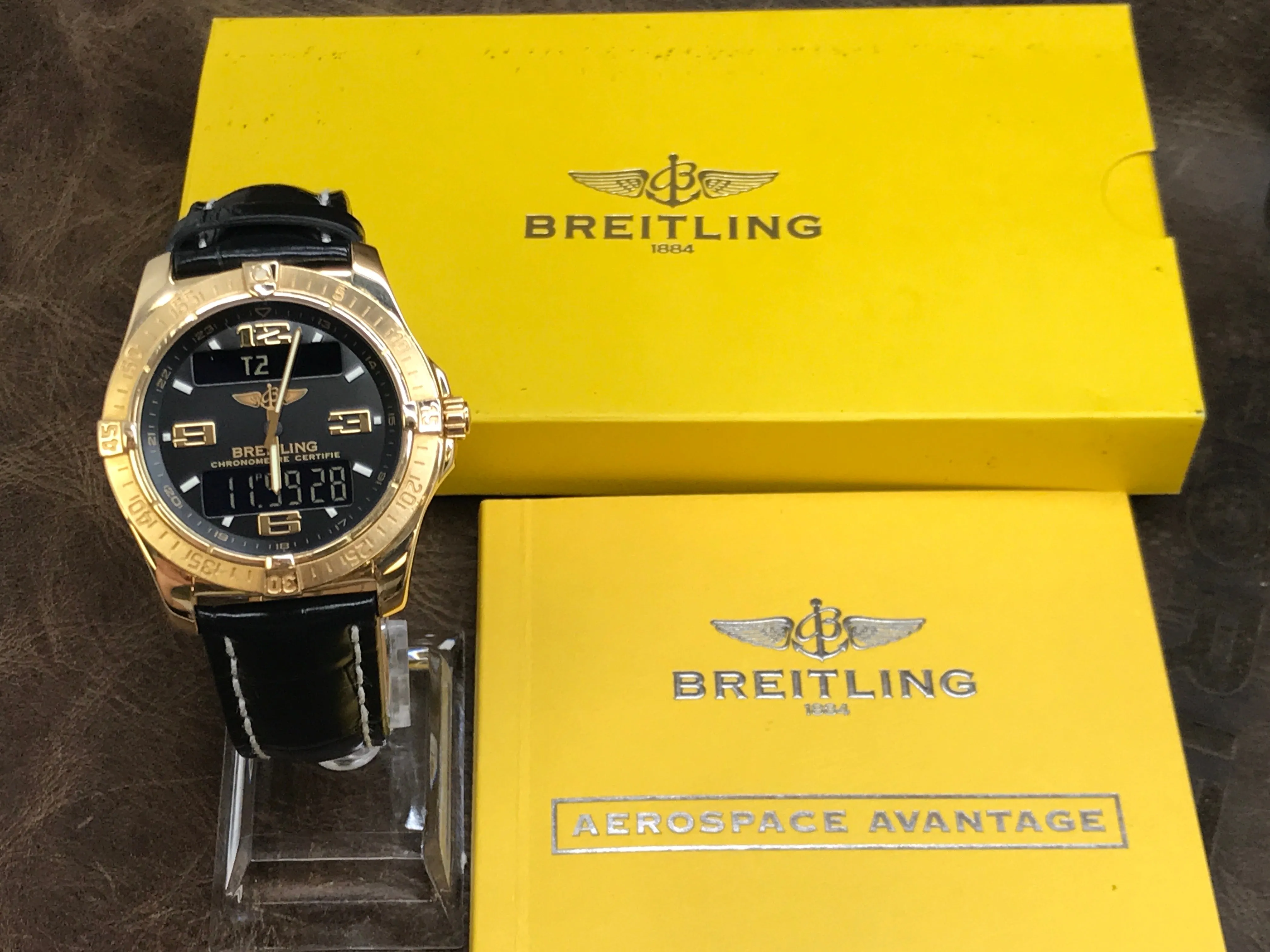 Breitling Aerospace Avantage K79362 Black Dial Quartz Men's Watch