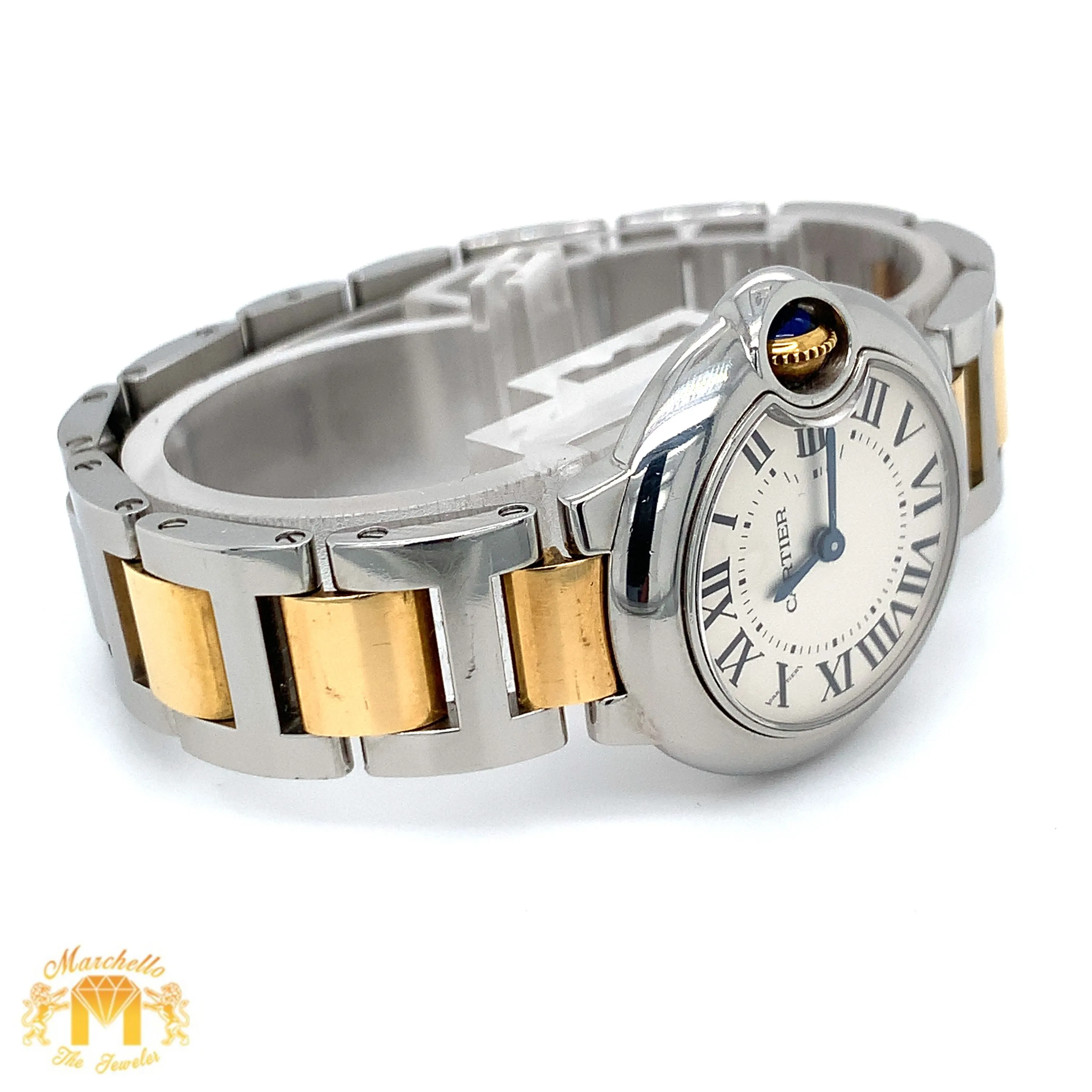 Cartier Ballon Bleu De Watch with Two-tone Oyster Bracelet (Model number: 3009)