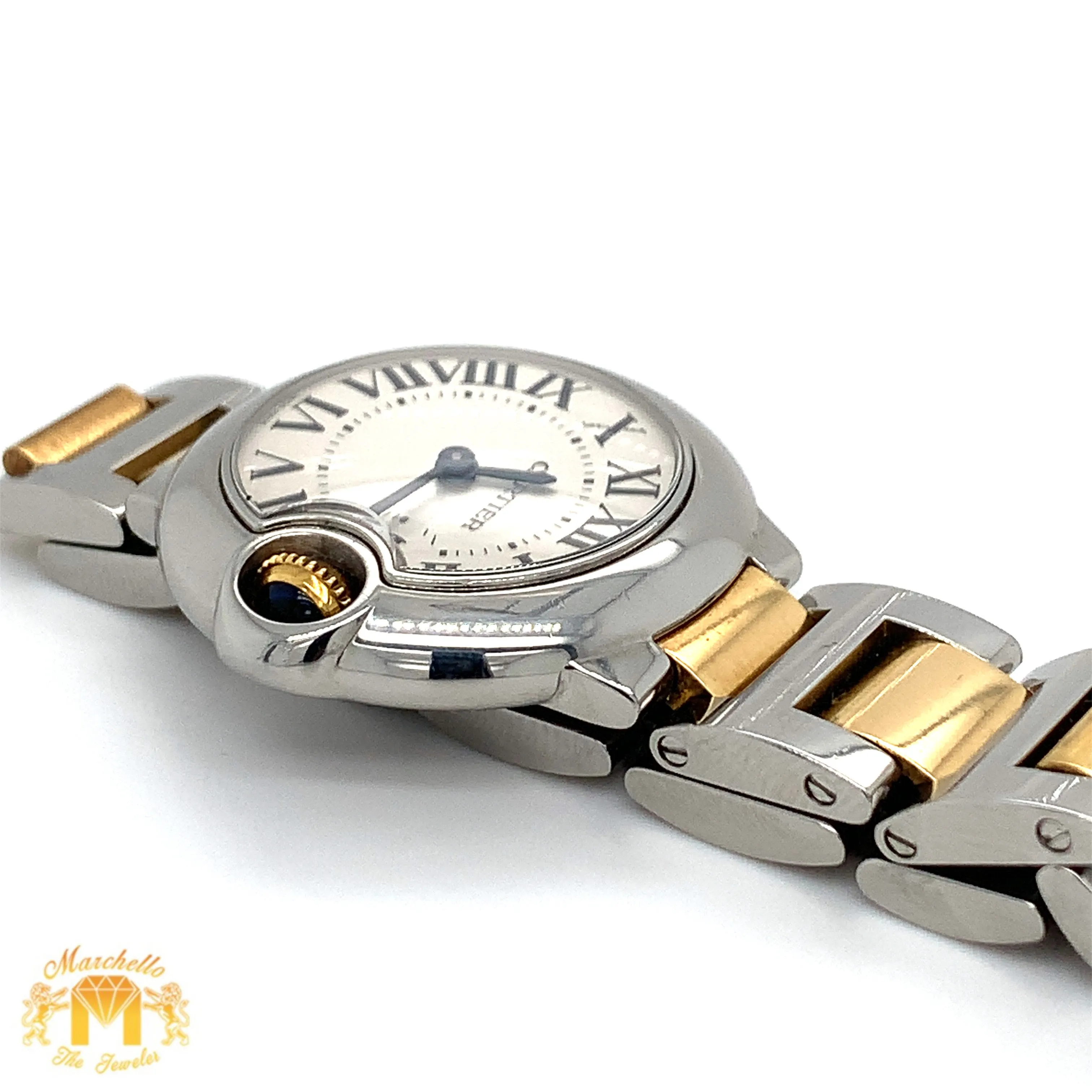 Cartier Ballon Bleu De Watch with Two-tone Oyster Bracelet (Model number: 3009)