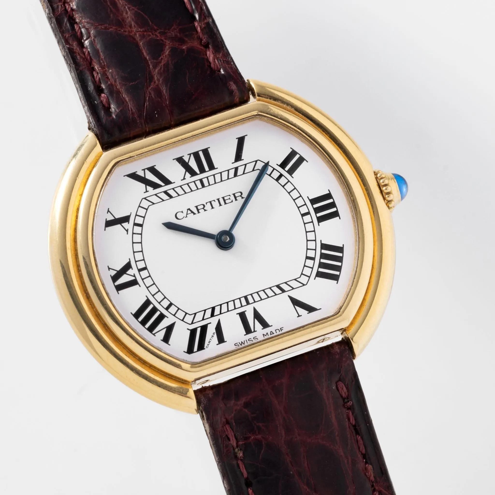 Cartier Paris Gondole Ellipse 1970s 18kt Yellow Gold