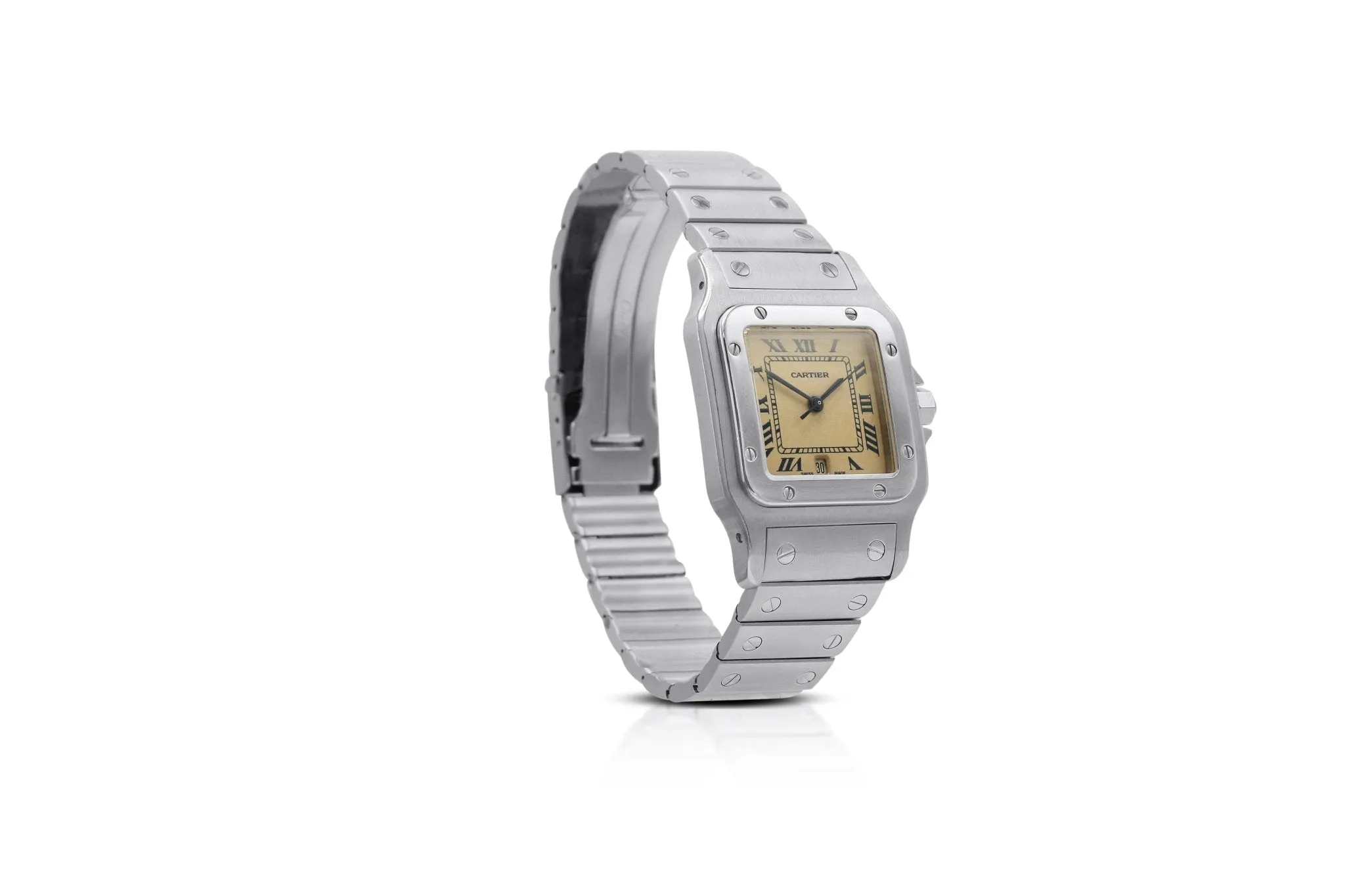 Cartier Santos Galbee Large Model Steel Quartz Watch