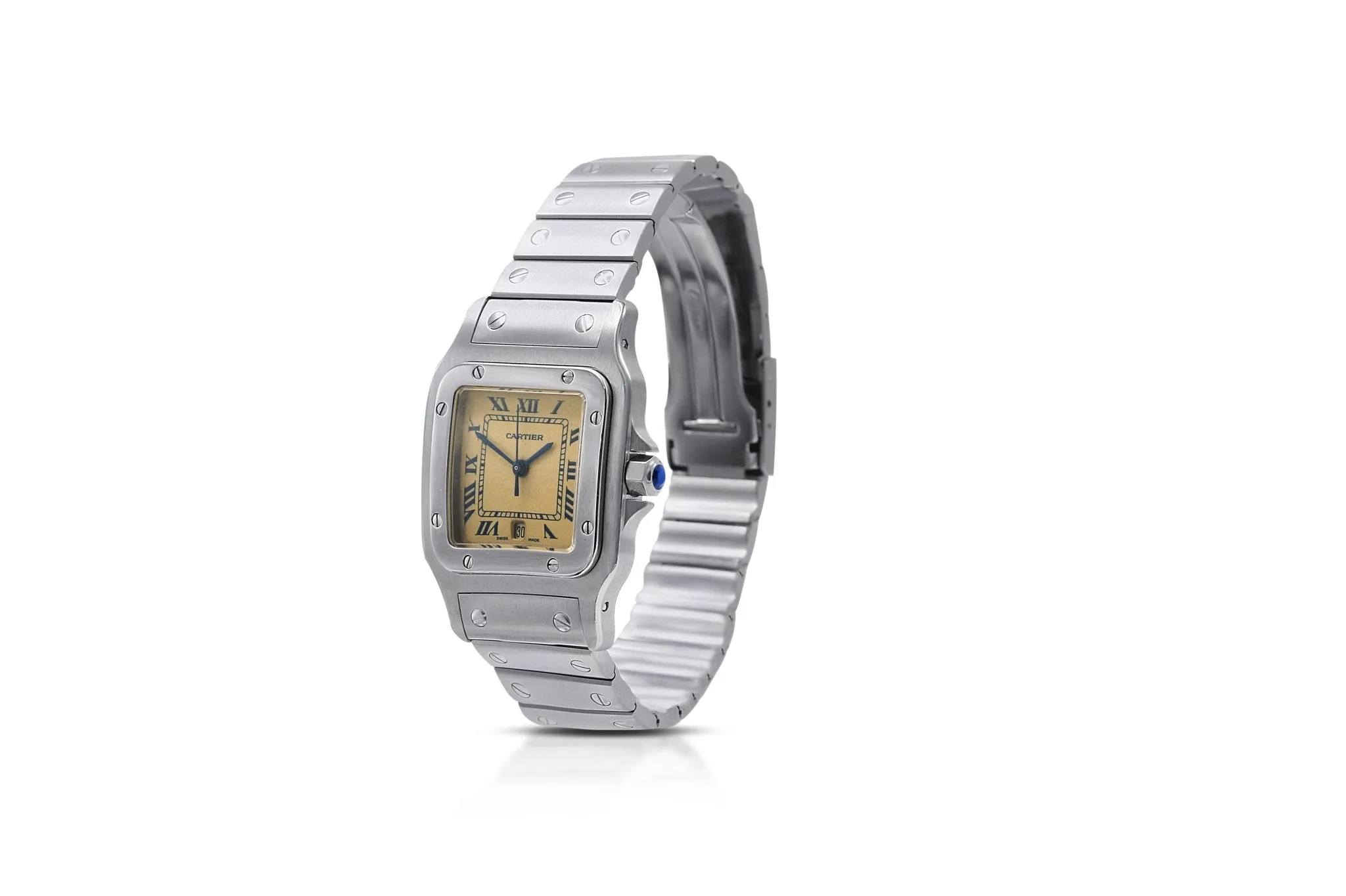 Cartier Santos Galbee Large Model Steel Quartz Watch