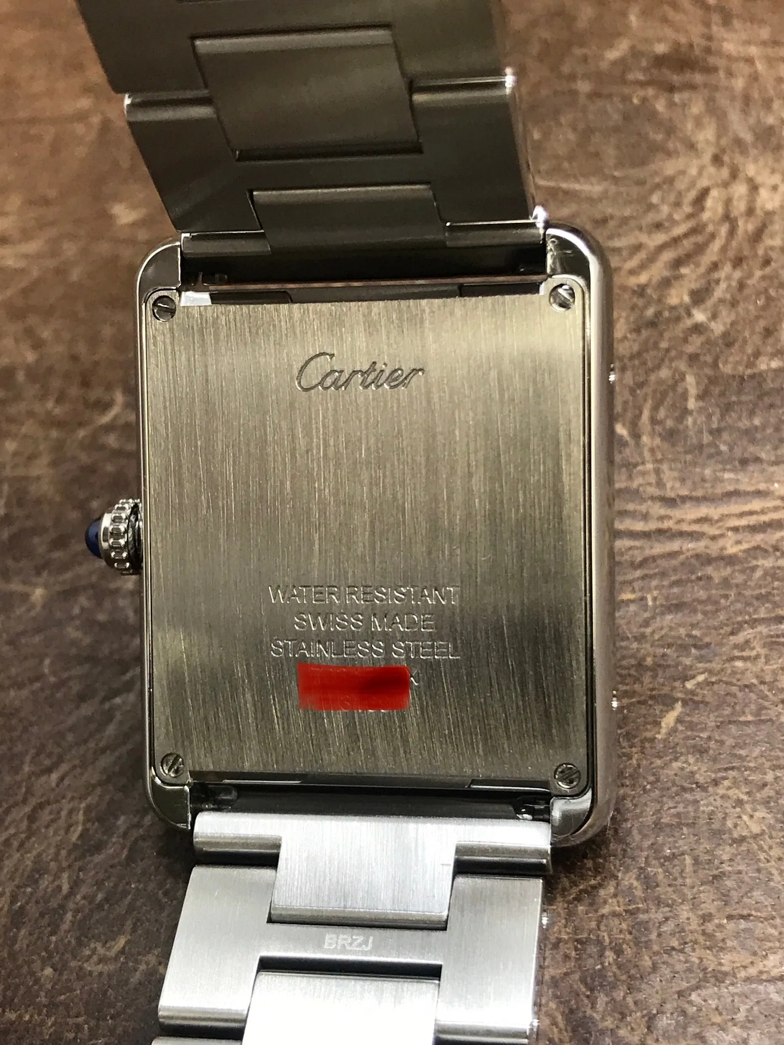 Cartier Tank Solo Large W5200014 White Dial Quartz Men's Watch