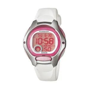 Casio LW-200-7A W White/Pink Resin Watch for Women