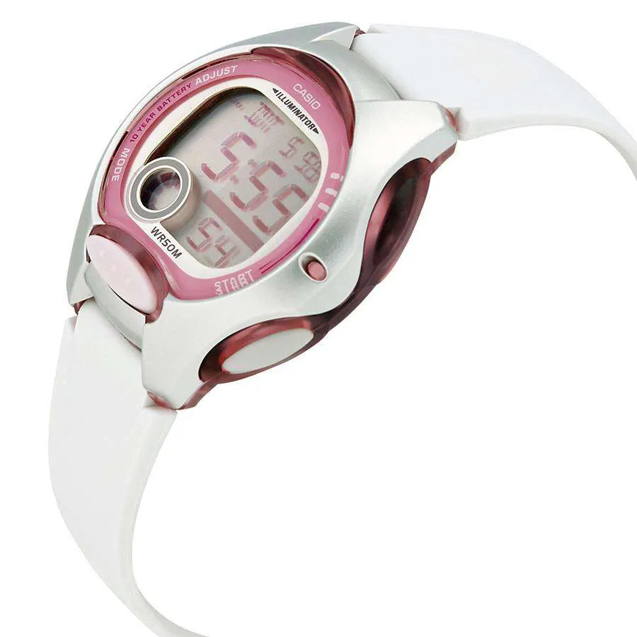 Casio LW-200-7A W White/Pink Resin Watch for Women