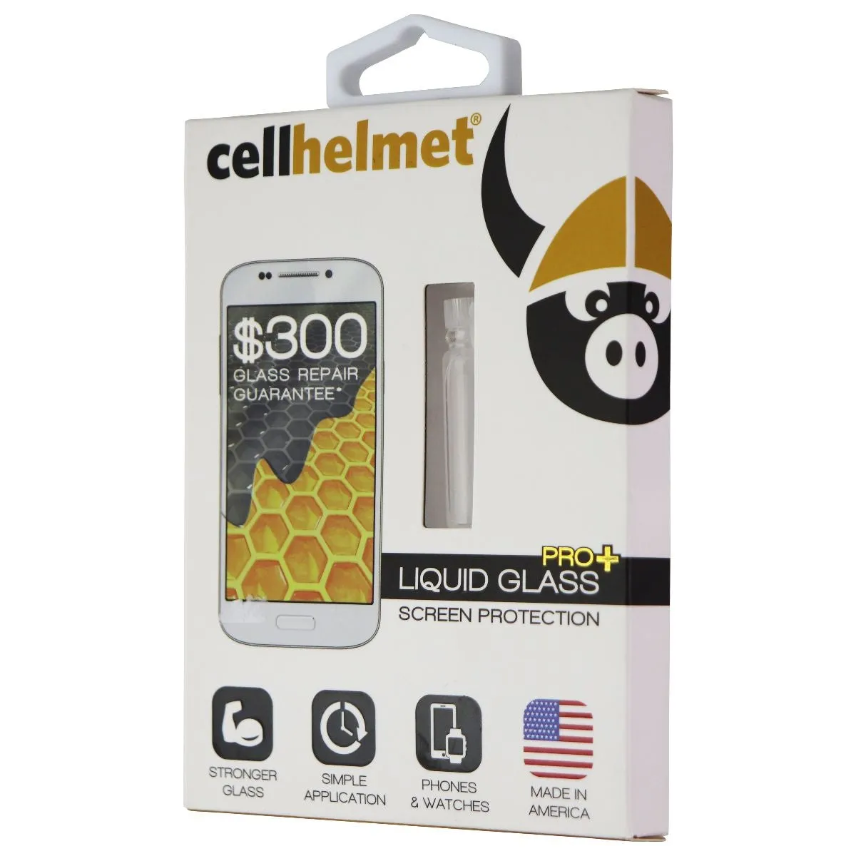 CellHelmet Liquid Glass (Pro ) Screen Protector for Phones and Watches - Clear