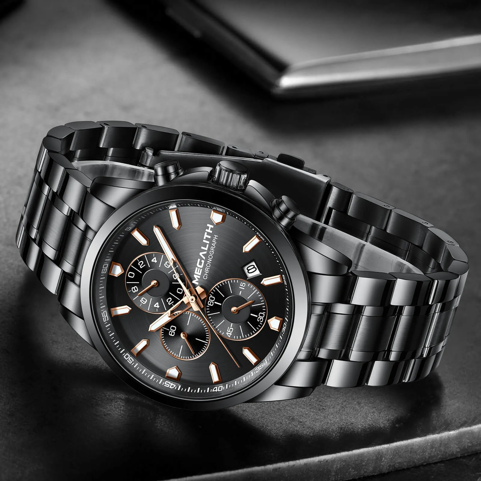 Chronograph Watch | Stainless Steel Band | 8272M