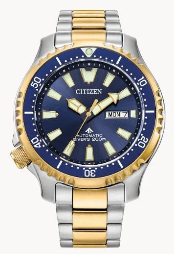 Citizen Promaster Dive Automatic Two Tone Watch with Day/Date NY0154-51L