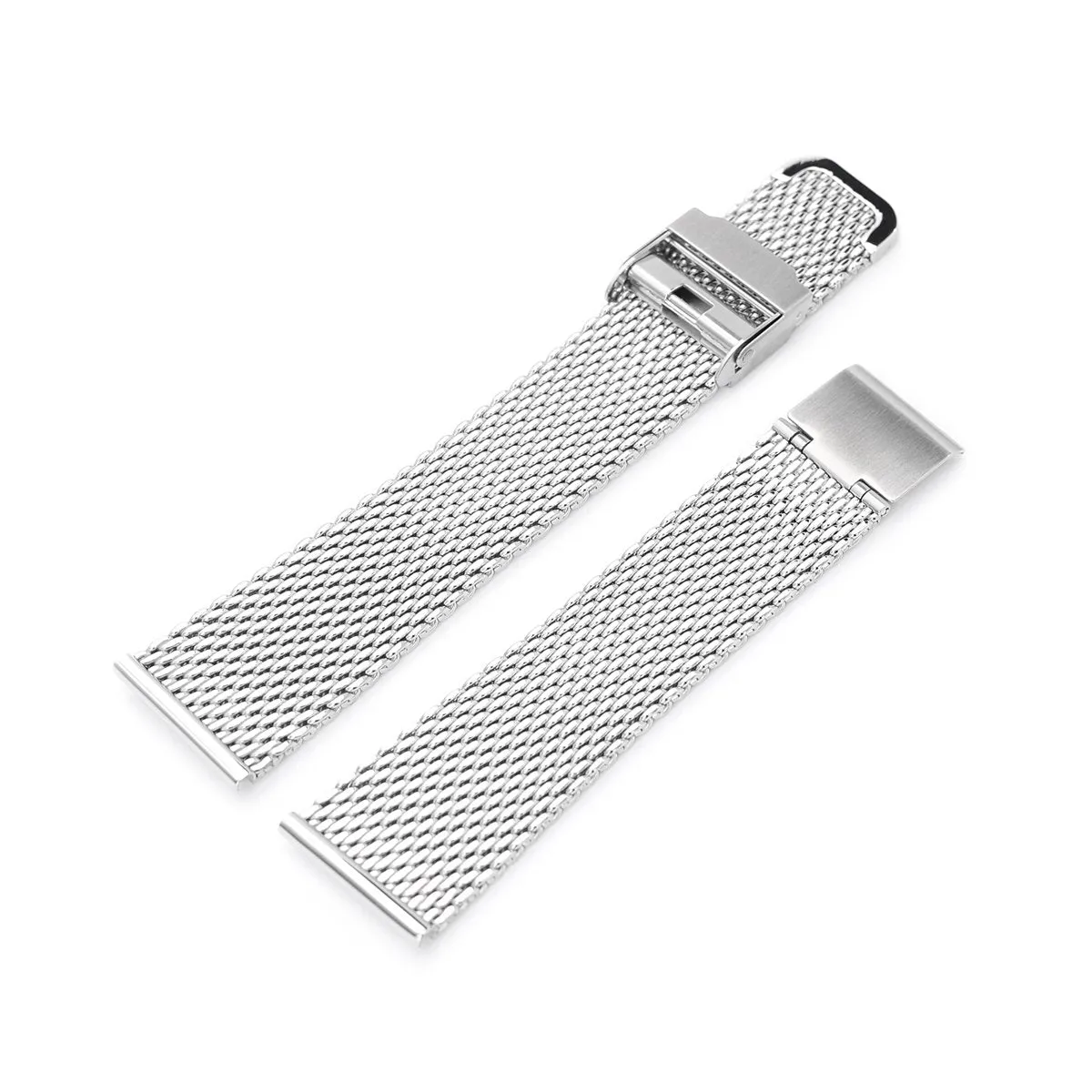 Classic Tapered Wire Mesh Band, Polished