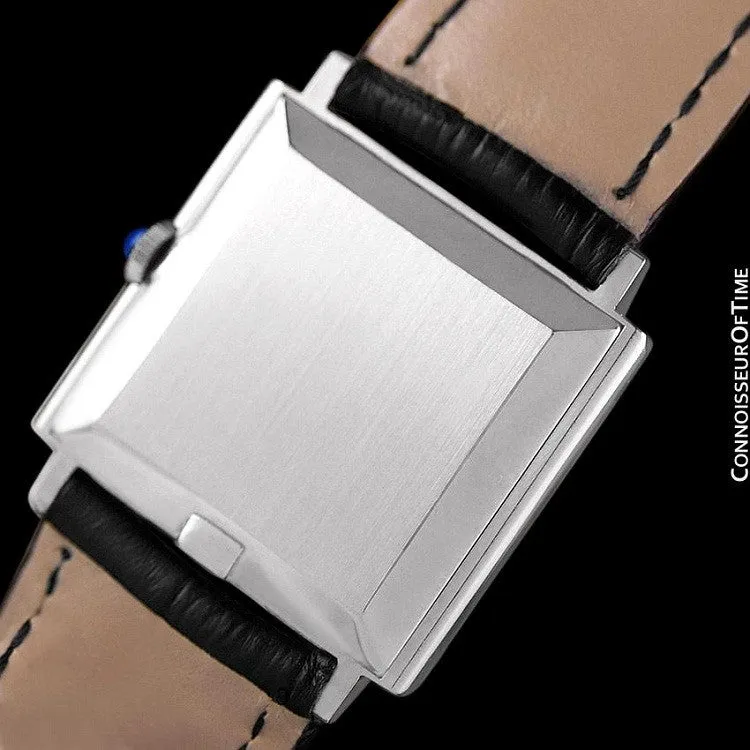 Corum Mens Square Dress Watch - Stainless Steel