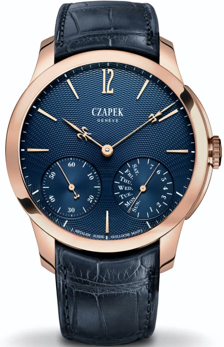 CZP Watch Quai Des Bergues Gold Royal Blue Limited Edition