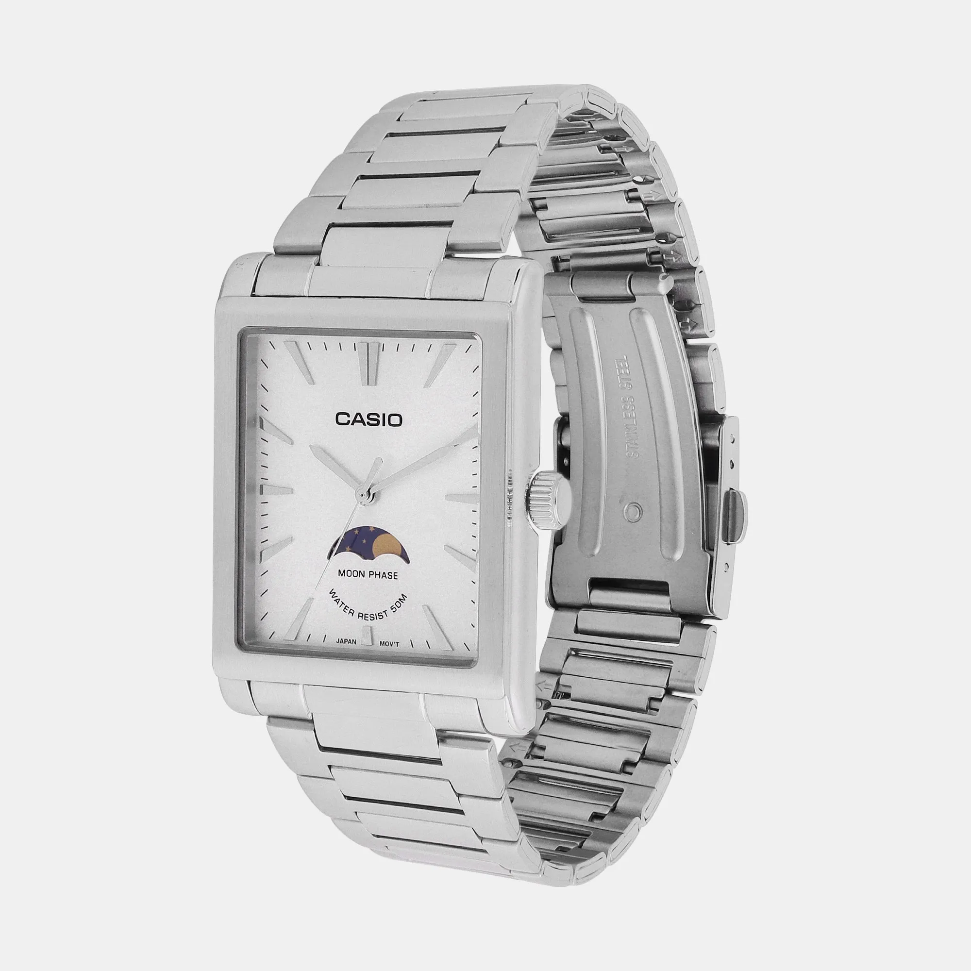 Enticer White Men's Analog Stainless Steel Watch A2171 - MTP-M105D-7AVDF