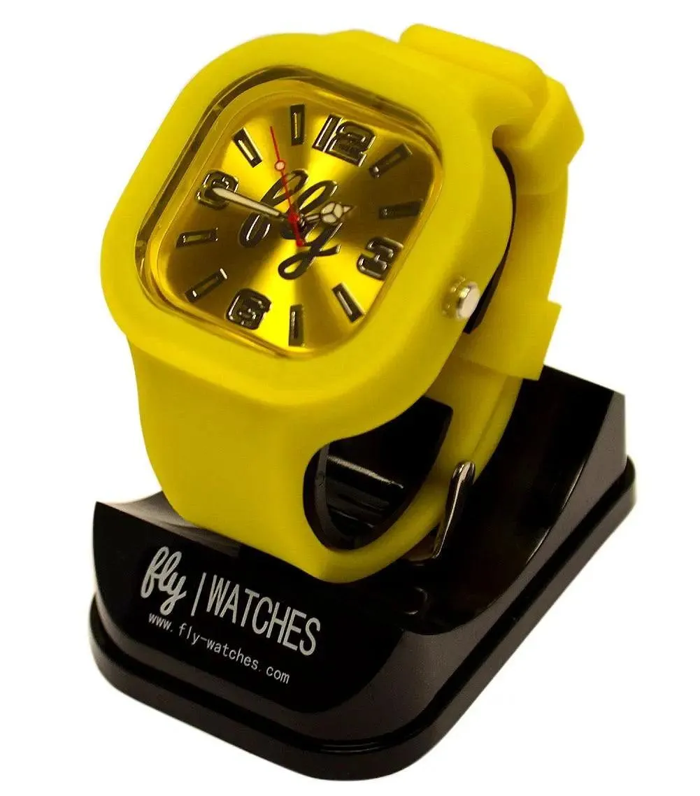 Fly Youthful Yellow LED Watch