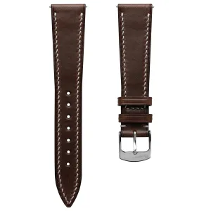 Genuine Horween Chromexcel® Watch Strap - Dark Brown