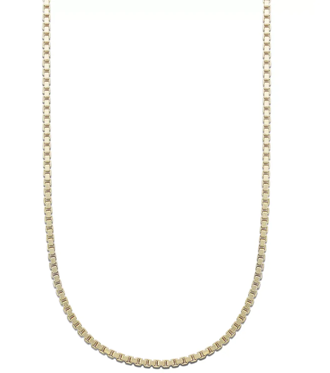 Giani Bernini 18K Gold Over Sterling Silver Necklace, 24″ Box Chain