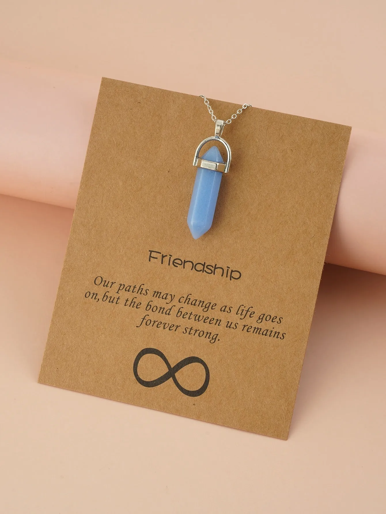 Glow In The Dark Geometric Charm Necklace  Friendship Necklace Creative Necklace