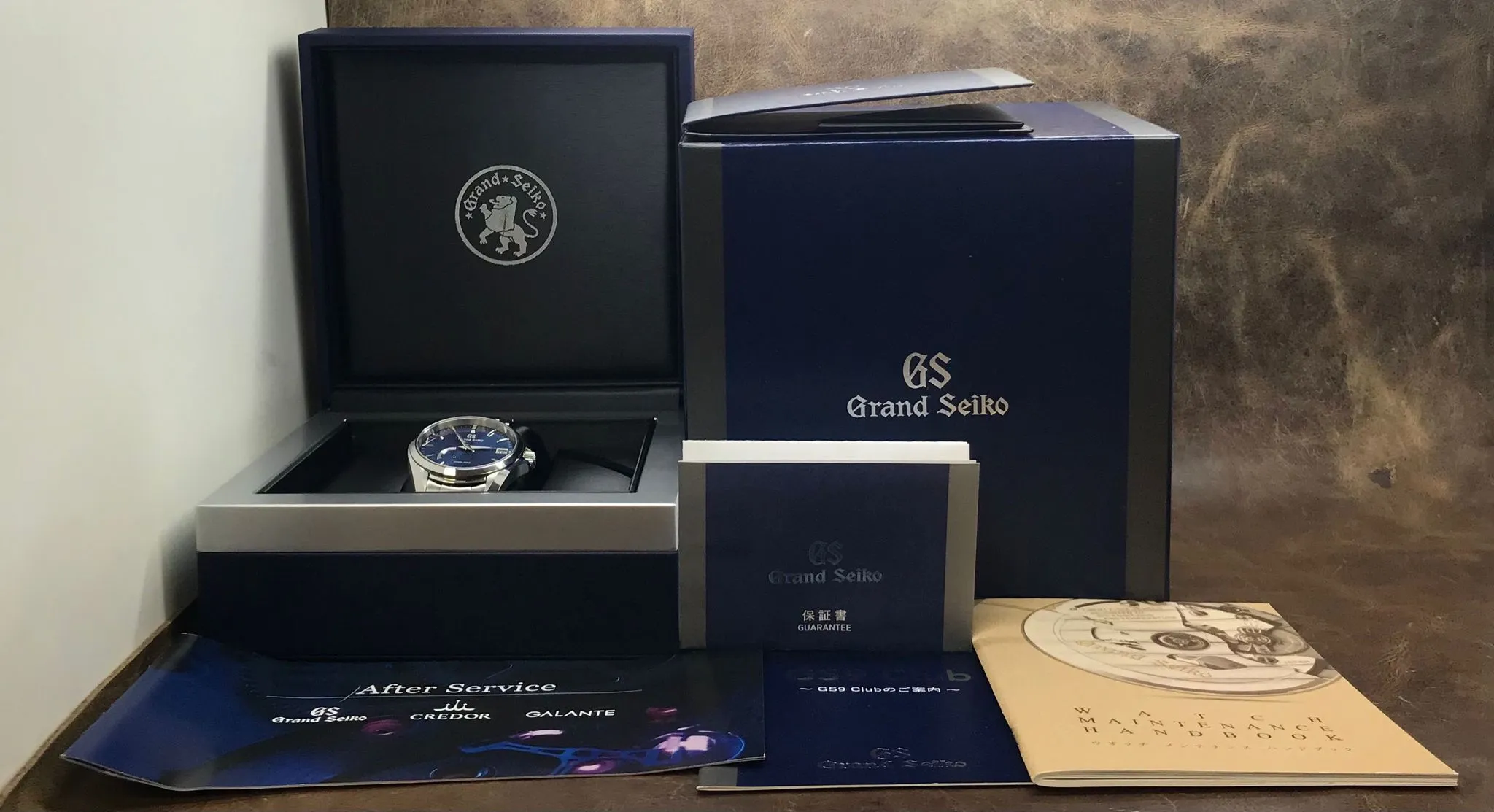 Grand Seiko Sport Rare SBGA275 Blue Dial Spring Drive Men's Watch