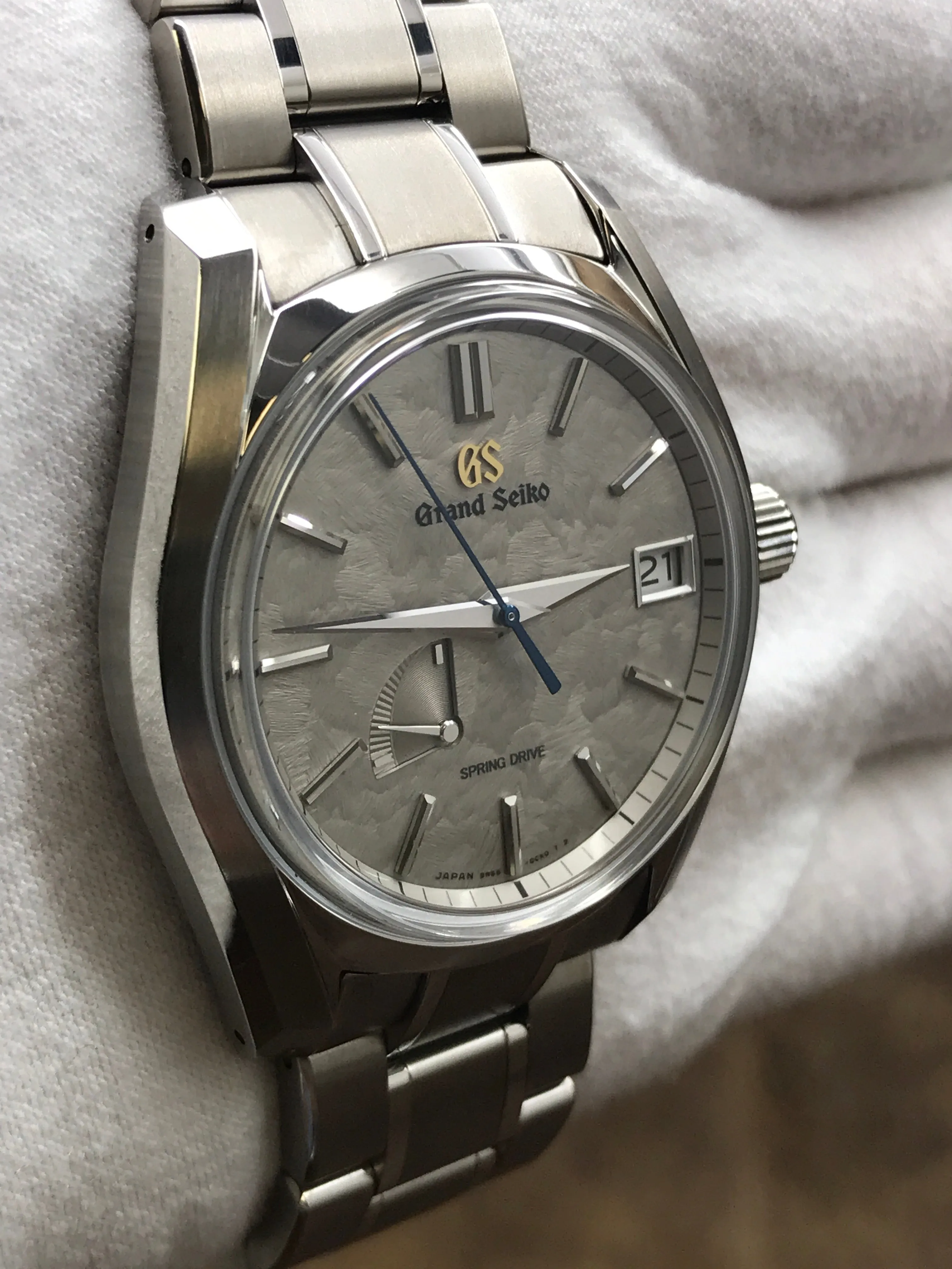 Grand Seiko Spring Drive SBGA415 Gray Dial Automatic Men's Watch