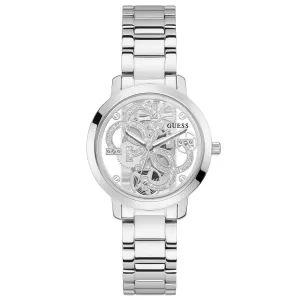 Guess GW0300L1 Ladies Quattro Clear Silver Watch