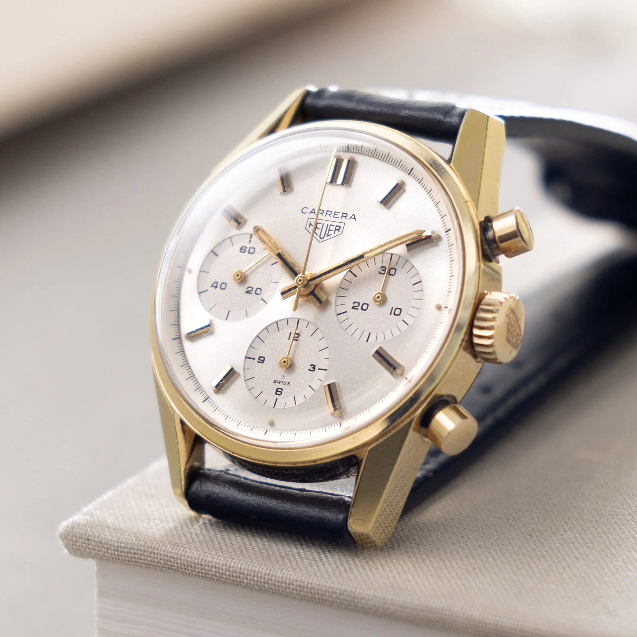 Heuer Carrera Gold Filled Ref 2448