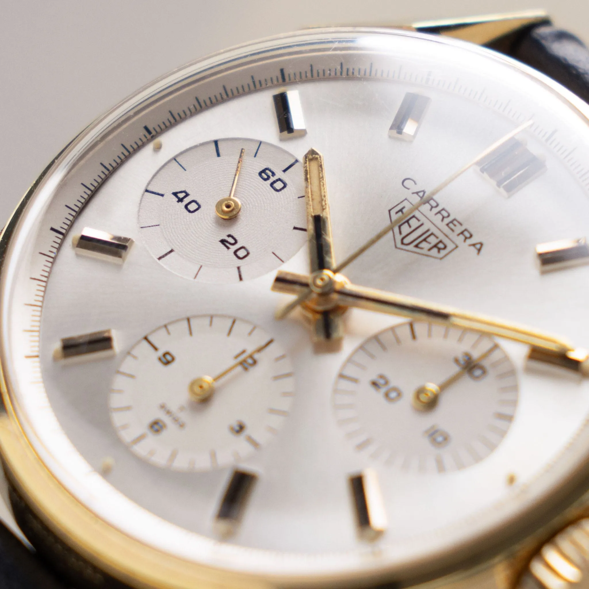 Heuer Carrera Gold Filled Ref 2448