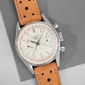 Heuer Carrera Ref 3647t Red Tachymeter